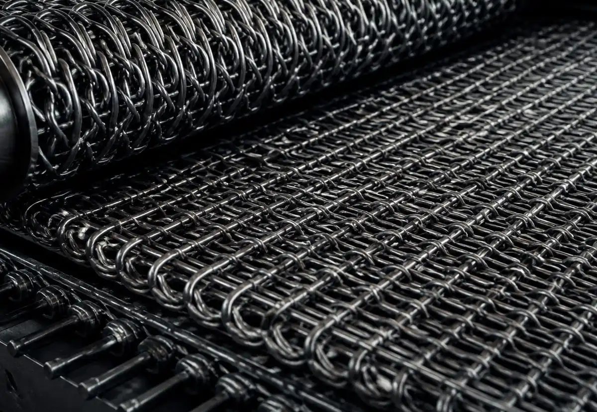 Heavy industrial vibrating screen mesh