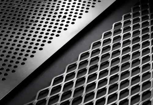 Perforated stainless steel sheet